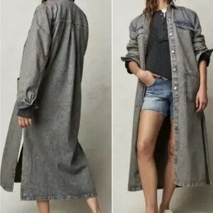 We The Free Anna Lou denim duster jacket/dress